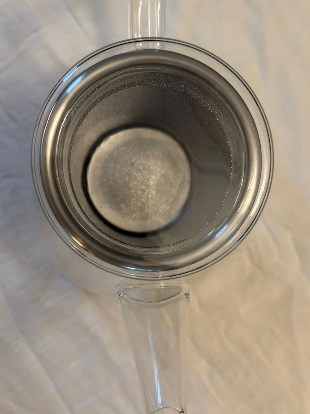 AdHoc Borosilicate Glass Tea Pot w/ Stainless Steel Infuser Heat Resistant EUC